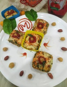 Chhole Peanut Muffins